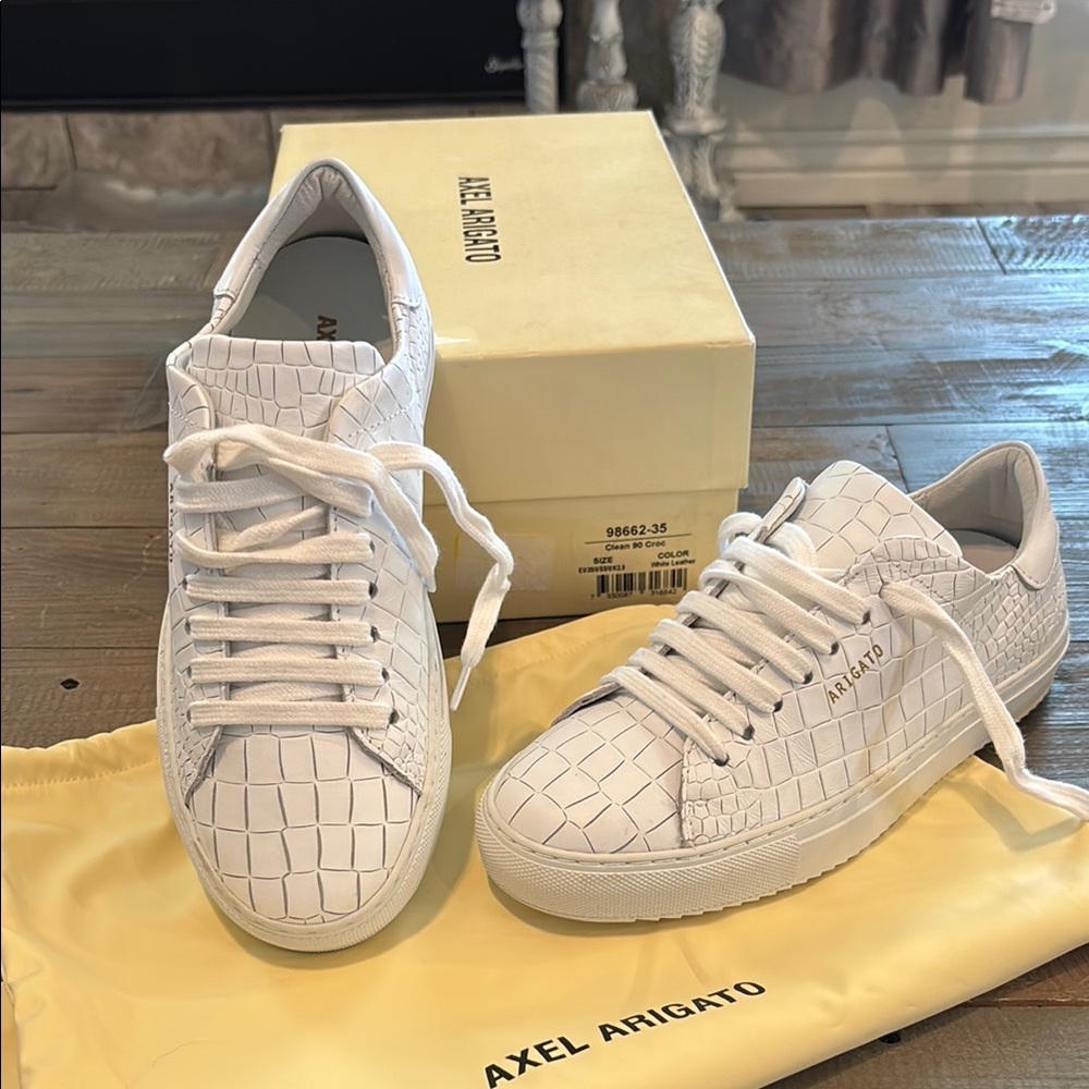 Axel Arigato White croc Sneakers